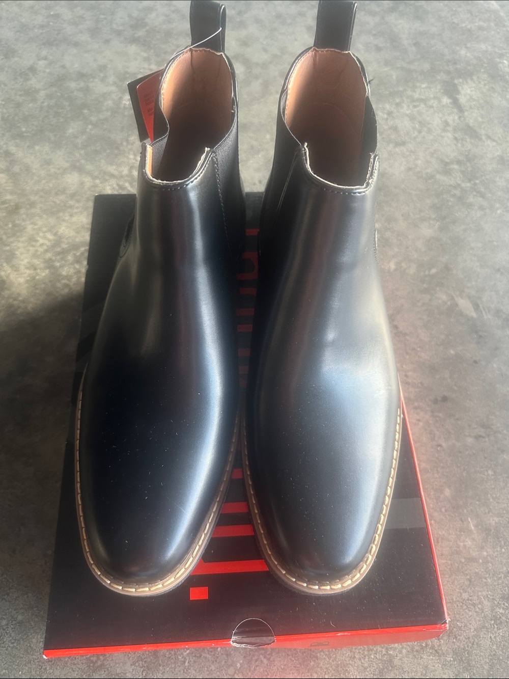 Deer Stags Rockland Boots - Men - Black/Black 10 1/2 - Picture 3 of 7